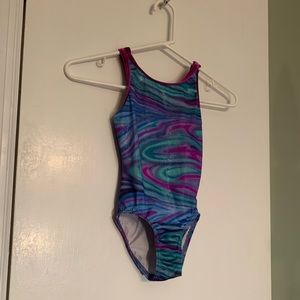 GK Elite Leotard | Child Medium | Purple/Blue